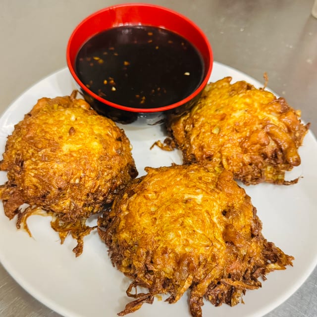 Chicken Egg Foo Young.