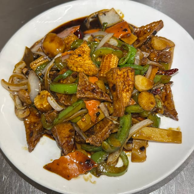 Bean Curd Szechuan Style (Spicy).